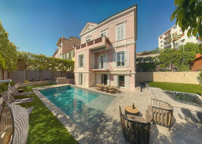 فيلة Frgk 'la Cote D'azur Private Pool, Ac Ultra-fast Wi-fi'